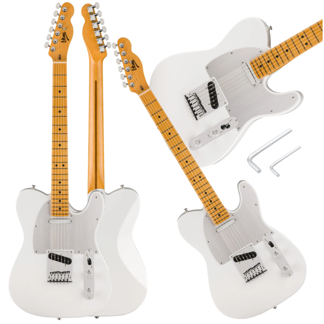 V-Tone ETL39 WH 4/4 chitarra elettrica, bianca