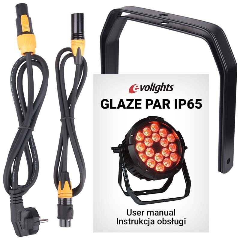 Evolights Glaze PAR IP65 LED-spot – RGBW