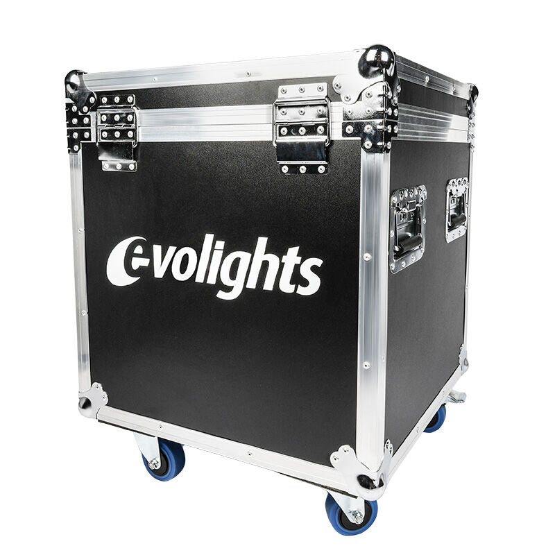 Flightcase per 2 x Evolights Lumeno