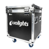 Flightcase per 2 x Evolights Lumeno