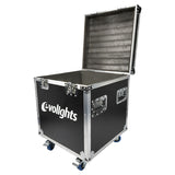 Flightcase per 2 x Evolights Lumeno