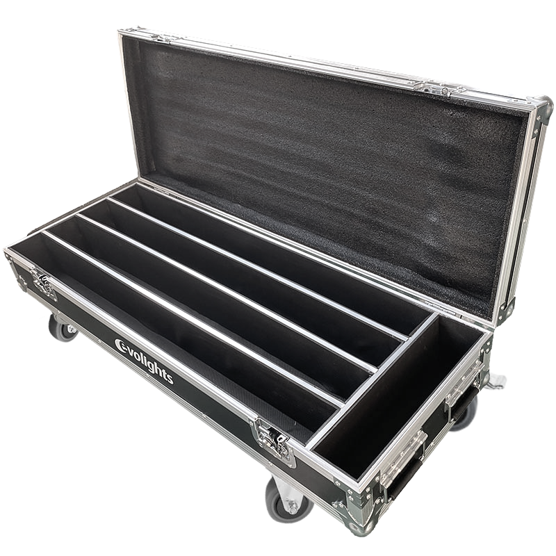 Flightcase per 4 x Evolights Glaze Bar