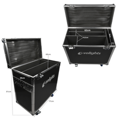 flightcase per 2 x Evolights Lumen 7 Ring