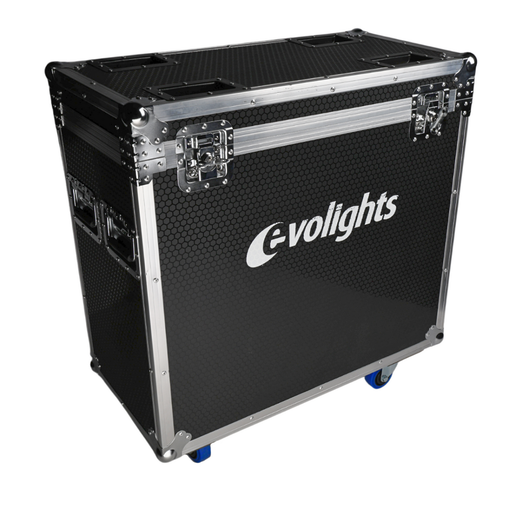 flightcase per 2 x Evolights Lumen 7 Ring