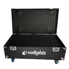 flightcase per 6 Evolights Pixel Bar 18x10W RGBW