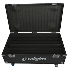 flightcase per 6 Evolights Pixel Bar 18x10W RGBW