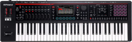 Roland Fantom-06 61 Synthesizer (Sort)