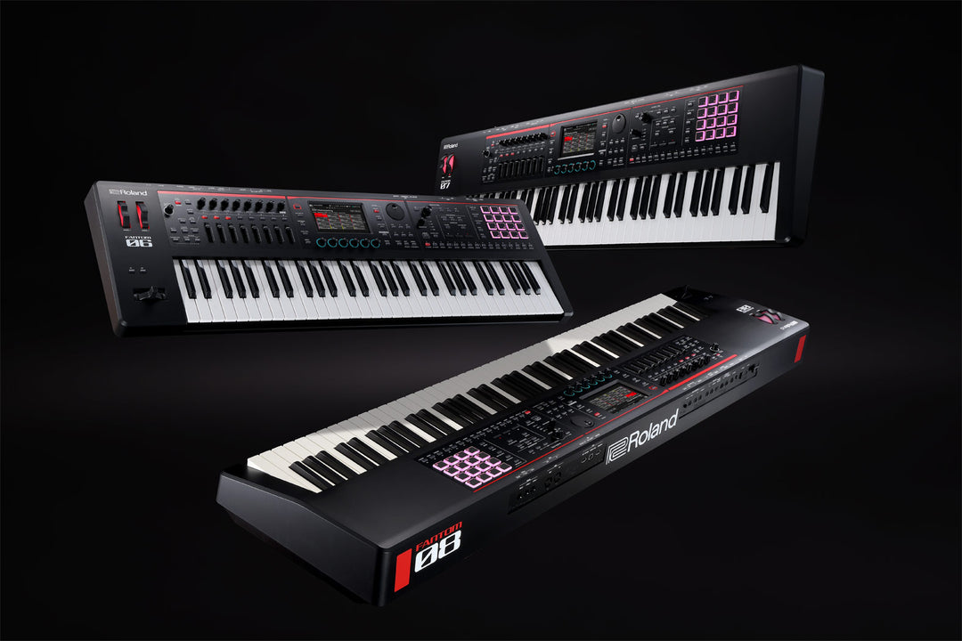Roland Fantom-07 76 Synthesizer (Sort)