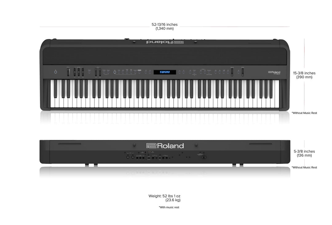 Roland FP-90X Pianoforte Elettrico (Nero)
