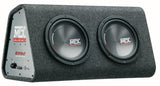 MTX RTP8x2 Active dual 8" subwoofer with built-in class-D amplifier