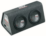 MTX RTP8x2 Active dual 8" subwoofer with built-in class-D amplifier