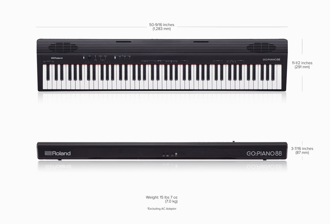 Roland GO:PIANO88PX Tastiere (Nero)
