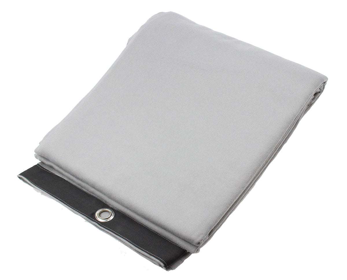 Molton Backdrop with Eyelets (Grey)