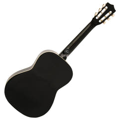 DiMavery AC-303 Chitarra classica spagnola 3/4 (Nero) Startpakke