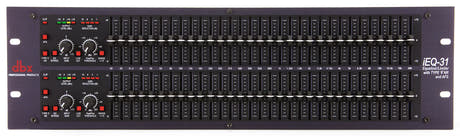 dbx iEQ31 2x 31 Bande Equalizzatore Grafico/Limiter