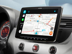 Apple Carplay, Android Auto in Fiat 500 Beige Interni (2007-2015)