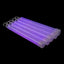 25 pezzi di bastoncini luminosi 6'' con cordino (Viola)