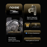 Noise-Sound by BOSE Master Buds 2, Carbon