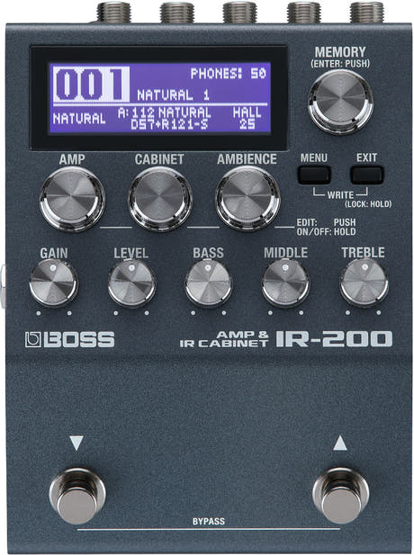 Boss IR-200 Simulatore di Amplificatore Pedale per Chitarra