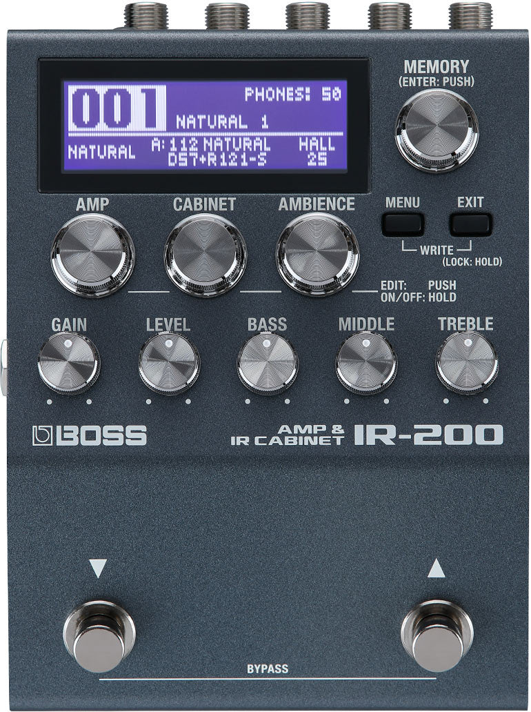 Boss IR-200 Simulatore di Amplificatore Pedale per Chitarra