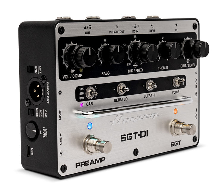Ampeg SGT-DI Preamp/Drive/DI Pedale per Basso