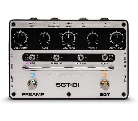 Ampeg SGT-DI Preamp/Drive/DI Pedale per Basso