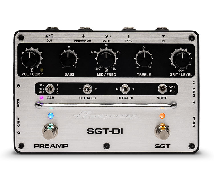 Ampeg SGT-DI Preamp/Drive/DI Pedale per Basso