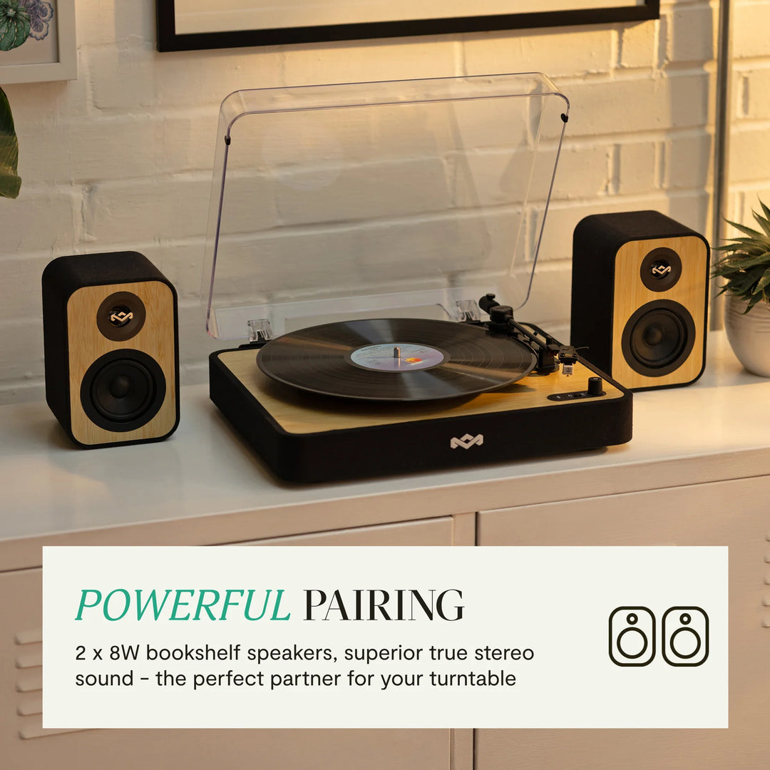 House of Marley Revolution Bluetooth Giradischi & Altoparlante Bundle