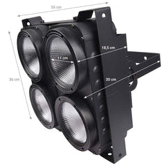 Light4Me Accecatori LED 4x125W (WW/CW)