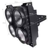 Light4Me LED Blinder 4x125W (WW/CW)