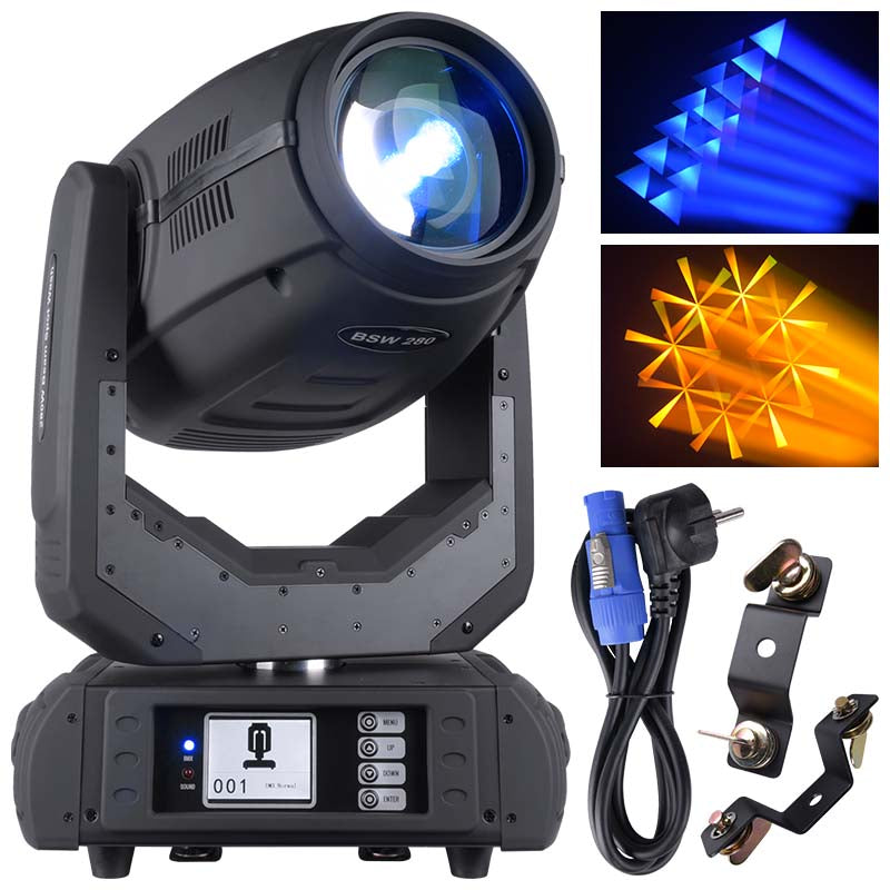 LIGHT4ME BSW 280 moving head beam spot wash ibrido a scarica