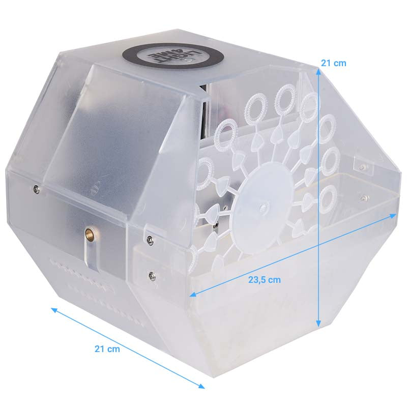 Light4Me Bubble LED Macchina per bolle con luci LED multicolori
