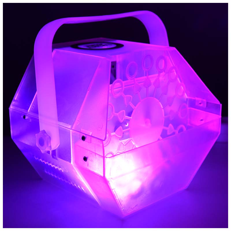 Light4Me Bubble LED Macchina per bolle con luci LED multicolori