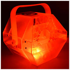 Light4Me Bubble LED Macchina per bolle con luci LED multicolori