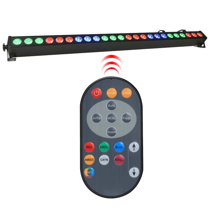 LIGHT4ME DECO BAR 24 RGB IR LED-bar + telecomando