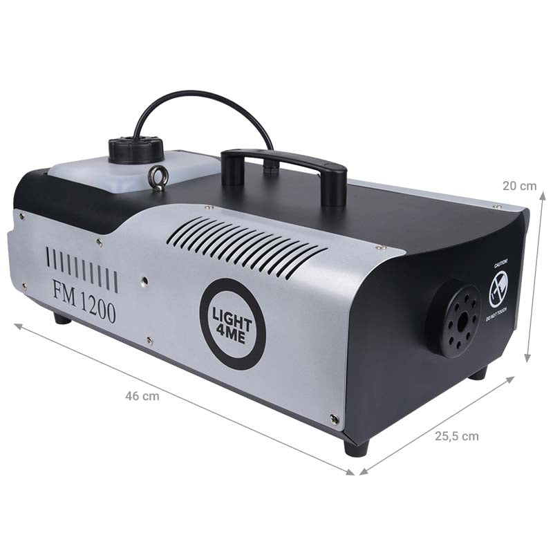 LIGHT4ME FM 1200 macchina per fumo e nebbia con telecomando
