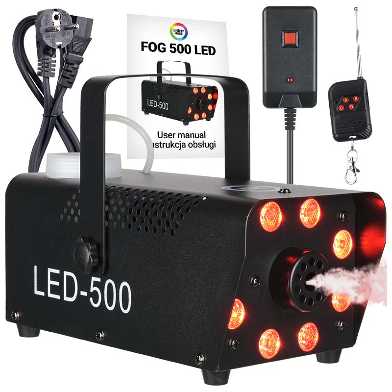 Light4Me Fog 500 LED Macchina del Fumo 500W con luce LED RGB