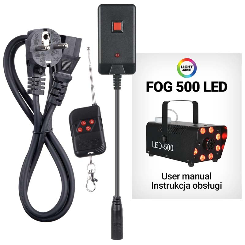 Light4Me Fog 500 LED Macchina del Fumo 500W con luce LED RGB