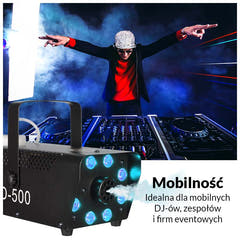 Light4Me Fog 500 LED Macchina del Fumo 500W con luce LED RGB