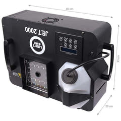 Light4 Me JET 2000 macchina del fumo verticale