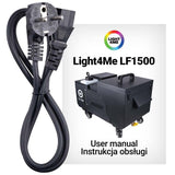 LIGHT4ME LF1500 macchina a ultrasuoni per fumo pesante + telecomando