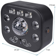 LIGHT4ME MULTIFASE effetto multiplo LED faro UV wash
