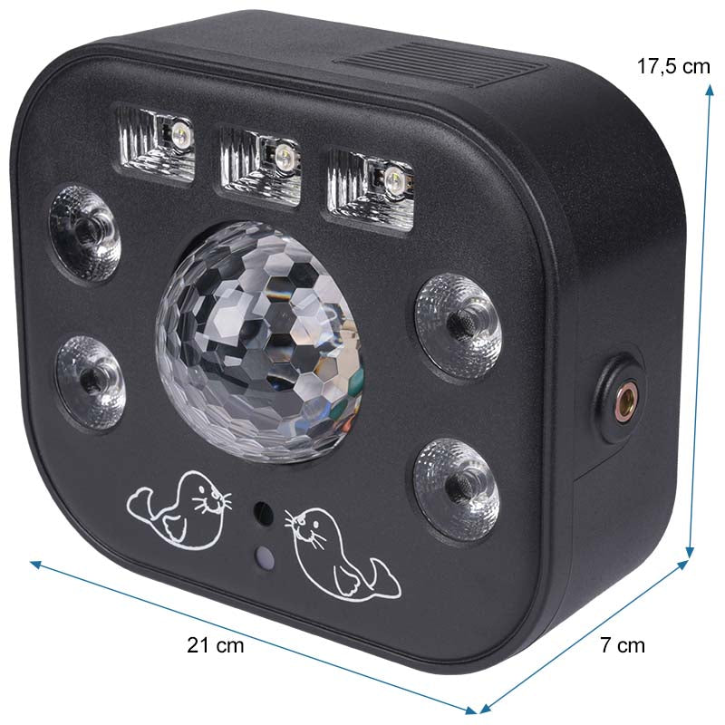 LIGHT4ME MULTIFASE effetto multiplo LED faro UV wash