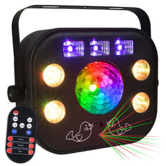 LIGHT4ME MULTIFASE effetto multiplo LED faro UV wash