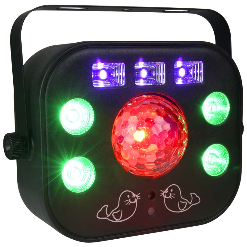 LIGHT4ME MULTIFASE effetto multiplo LED faro UV wash