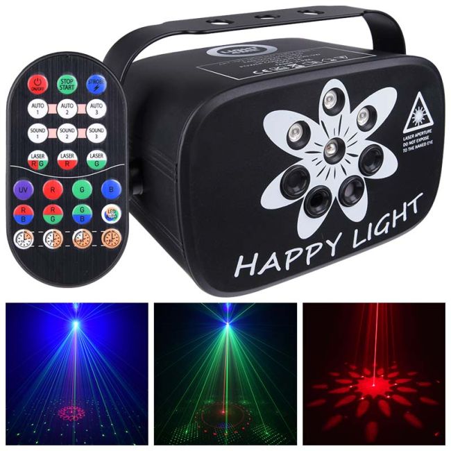 LIGHT4ME PARTY LIGHT 1 Illuminazione discoteca a effetto LED