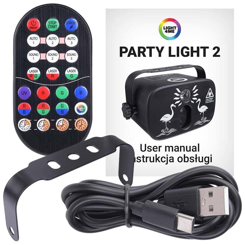 LIGHT4ME PARTY LIGHT 2 effetto LED per illuminazione da discoteca