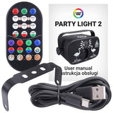 LIGHT4ME PARTY LIGHT 2 effetto LED per illuminazione da discoteca