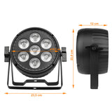 Light4Me Venom Par 7X30W RGBW