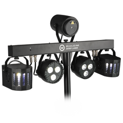 Light4Me T-Bar Par LED Derby Laser MultiBar